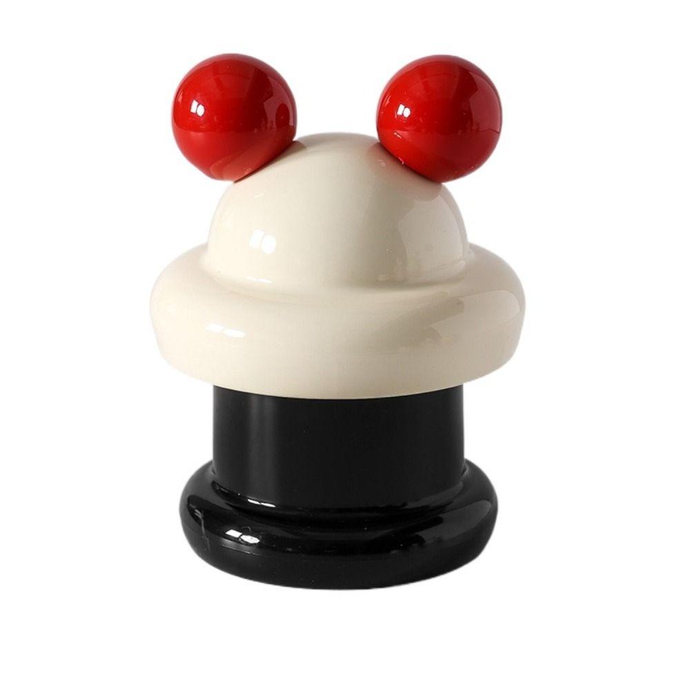 With Lid Toothpick Holder Plastic Makeup Remover Swab Jar Toothpick Storage Box  Living Room