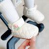 Adorable Soft Sole Winter Baby Shoes with Magic Stickers - Anti-Slip & Warm for 0-1 Year Olds