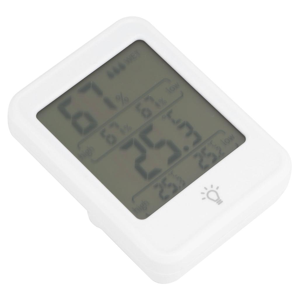 1 Thermometer Hygrometer Digital Temperature Humidity Meter  with LCD Display Backlight