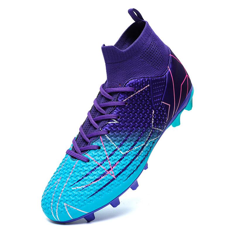 Football Shoes 35-47 Football Shoes High-top Outdoor Men's Long Nails Sports Football Boots Large Size Youth Sports Football Boots