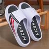 Comfort-Fit Men's Summer Slippers: Durable, Thick-Soled, Non-Slip, Deodorizing Indoor Sandals for Home.