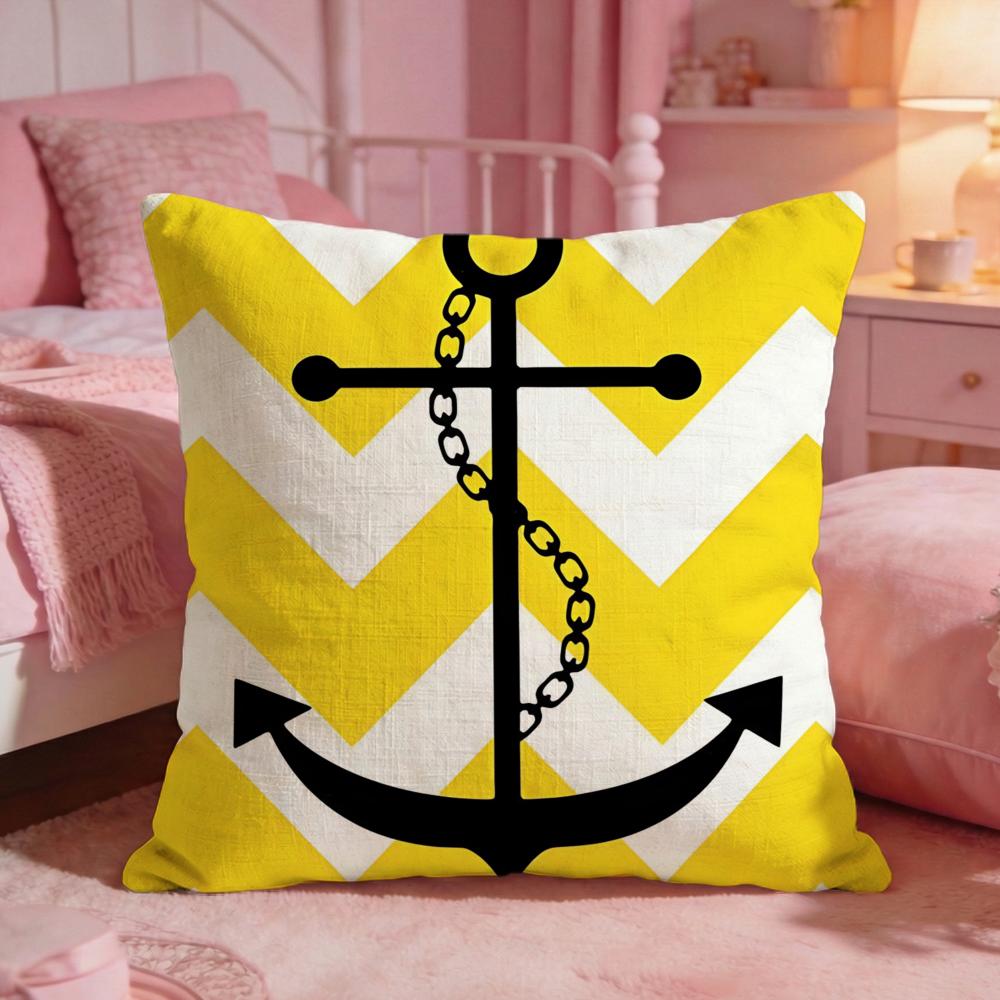 Oocean Sailor Cushion Cover Premium Comfort Reversible Pillow Cove Two In One Design For Any Room  Car Interior