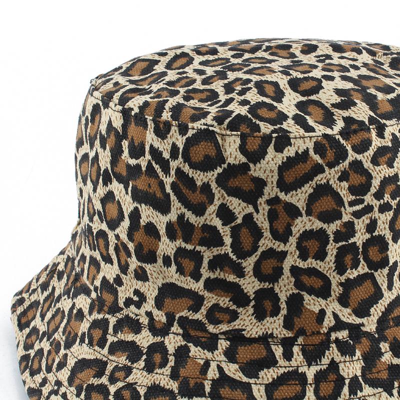 2026 Leopard Print Bucket Hat Reversible Fisherman Hat Outdoor Travel Panama Hat Sun Cap Hats For Men and Women