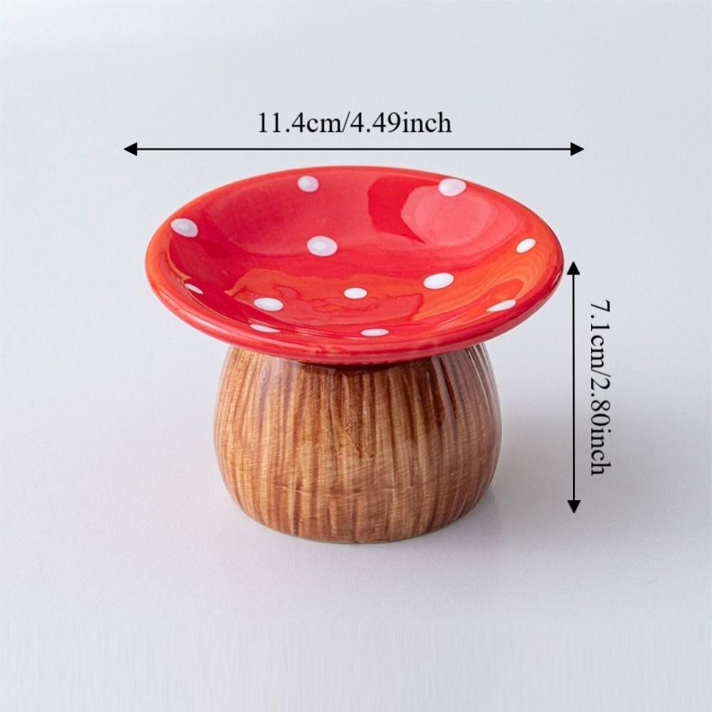 Mushroom Shape Mushroom Storage Tray Detachable Jewelry Organizer Cute Ceramic Key Catchall Phone