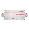 Car Windshield Protector Visor Cover for Sun Shade Prevent Snow Frost Ice on Du Car Accessories