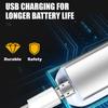 Car Led Welcome Light Magnetic Control USB Charging Auto Open Door Safe Anti-collision Signal Lamp