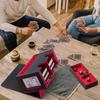 Introducing the new AWESOPAL deck case! This upgraded deck case features two magnetic holders, two display windows, a large dice tray, and four compar