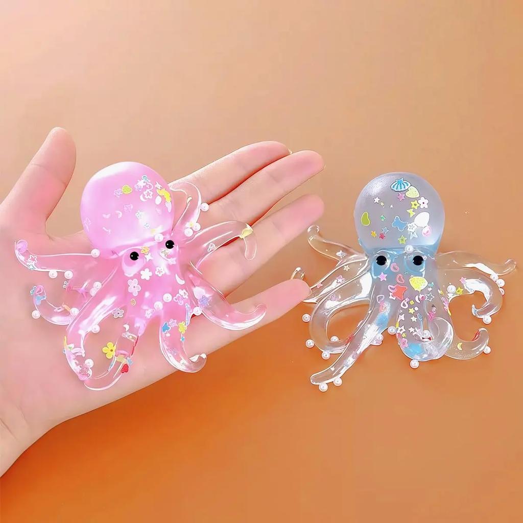 Octopus Squishy Toy,Sensory Stress Relief Fidget Ball for Kids & Adults,Ideal for Classroom Prizes, Party Favors & Holiday Gifts