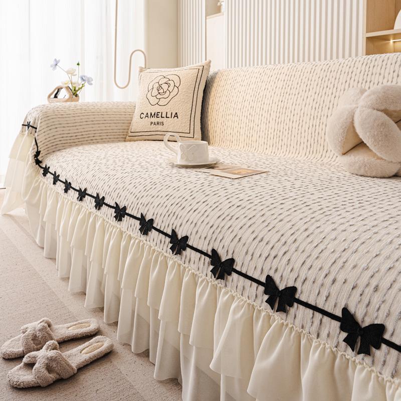 

Минималистичное диванное полотенце в стиле легкой роскоши, Подходит для всех сезонов, Подходит для домашних животных, Противоскользящее и пыленепроницаемое, Машинная стирка 180*130cm