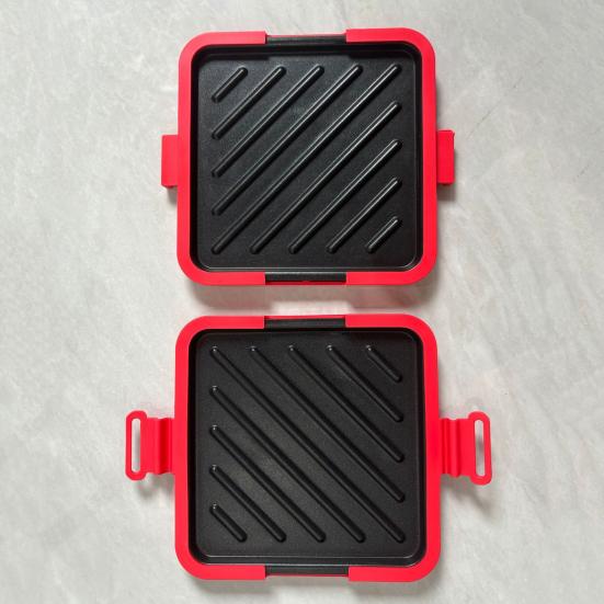 Microwave Toaster Sandwich Machine Quick Cooking Breakfast Maker Non-Stick Dishwasher-Safe Grill Cooking