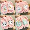 Bai Zi En Cartoon Plush Children's Anti-Stain Sleeve Covers