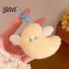 Mini Stuffed Pendants for Schoolbags Star Moon Plush Pendant, Cute Keychain Charm Soft Fabric Decorations with Blush Face Lobster Clasp, Pendant