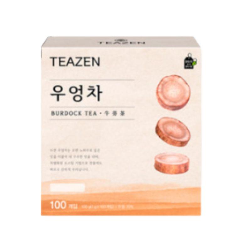 Thé de Bardane Torréfiée Teazen 100 Sachets d'Infusion aux Herbes