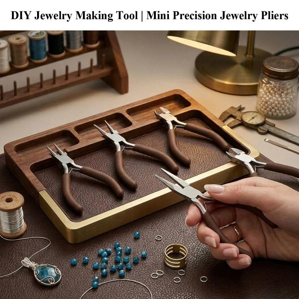 Beading Jewelry Making Pliers Flat Pliers Concave Pliers Mini Cutting Wire Pliers Jewelry
