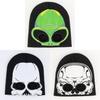Alien Skeleton Knit Hat With Glowin Thed Ark Effect For Halloween And Winter Warmth