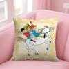 Cartoon Pippi L-longstocking Cute  Maple Design Cushion Cover Happy Autumn Harvest decor Holiday Decorati Pillow Cover