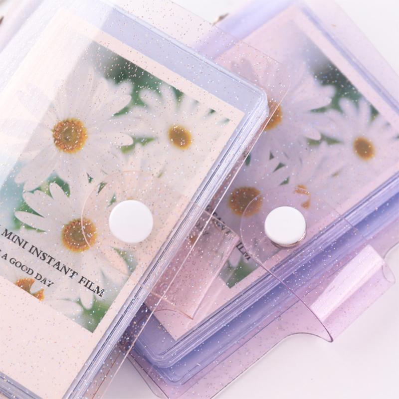Album fotografico trasparente a 36 foto colore gelatina per pellicola Instax Mini 11 9 8 90 biglietti da visita album fotografico da 3 pollici raccoglitore portafoto