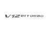 Lettering V12 Biturbo (chromium) for Mercedes S-class W222
