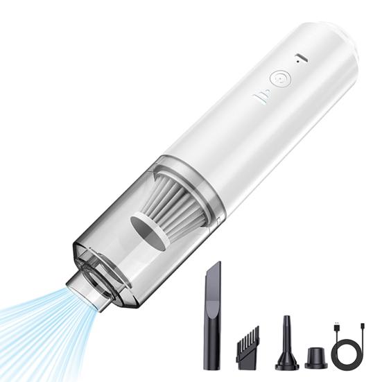 Car Vacuum Cleaner Cordless 2500Pa Suction Power Portable Handheld Mini Vacuum Cleaner with Type-C Fast Charging