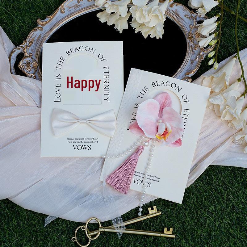 Elegant Bride and Groom Vow Cards – Creative Handwritten Wedding Speech Set