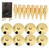 Audio Hroty 8 M6 x pro Reproduktorový Stojanový Podstavec Tlumení Vibrací Reproduktoru Části Izolátory, Pár, Měď, 36mm, Redukce, Izolace,