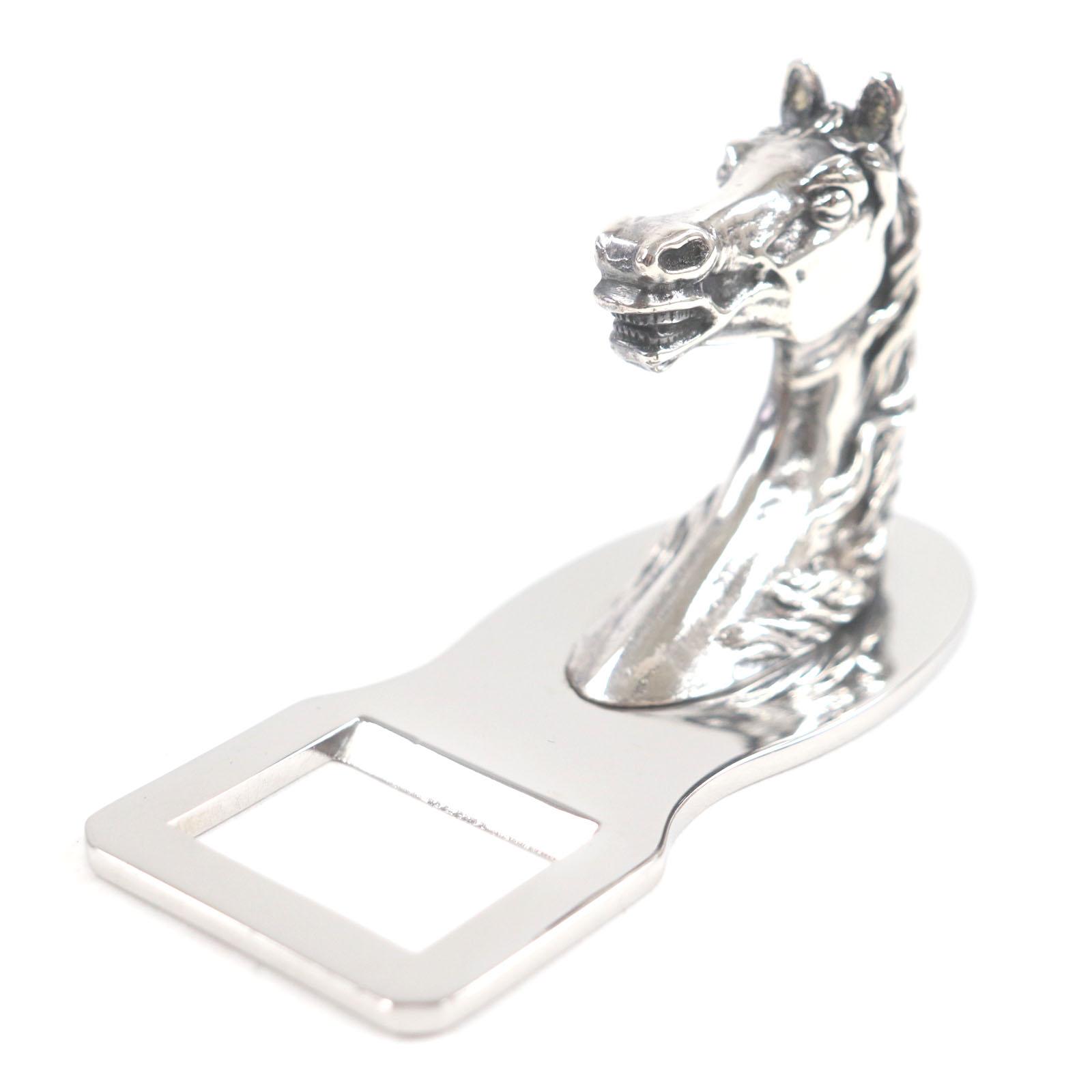 

Great HERMES Other accessories Shuval Horse Bottle Opener Silver metal mens Used