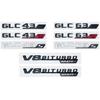 3D ABS GLC43 GLC63 GLC63S V8 Biturbo 4MATIC Samochód Boczne Bagażnik Tylne Logo Emblemat Naklejka Pasuje W166 W167