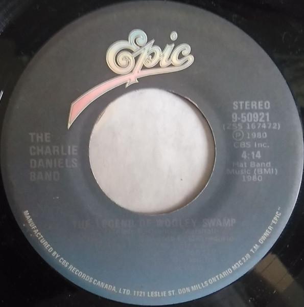 

7inch Record CHARLIE DANIELS BAND The Legend Of Wooley Swamp Money 950921 Epic 1980 Canada Rock Used