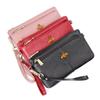 Women's Retro Cowhide Clutch Wallet - European & American Style, Genuine Leather Wristlet Phone Bag