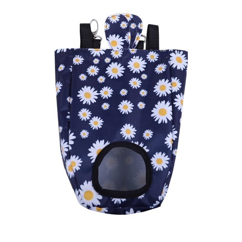 Rabbit Hay Feeder with Hooks Carrot Shape Oxford Cloth Guinea Pig Hay Feeder Hanging Bag Food Storage Pet Supplies Accessories