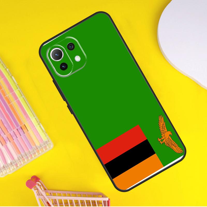 

Zambia Flag Cover For Xiaomi 14 13 Ultra 11T 12T 13T 14T Pro POCO X7 Pro X3 X5 F3 F5 F6 M6 X6 Pro Case Mi 11T (11T Pro)