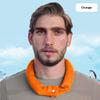 Cooling Neck Wrap With Button Fastener Instant Ice Neck Towel For Outdoor Sports Summer Activities Instant Cold Cooling Scarf
