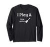 Funny Ukulele Little Guitar Pun Player Novelty Gift Idea Long Sleeve T-Shirt