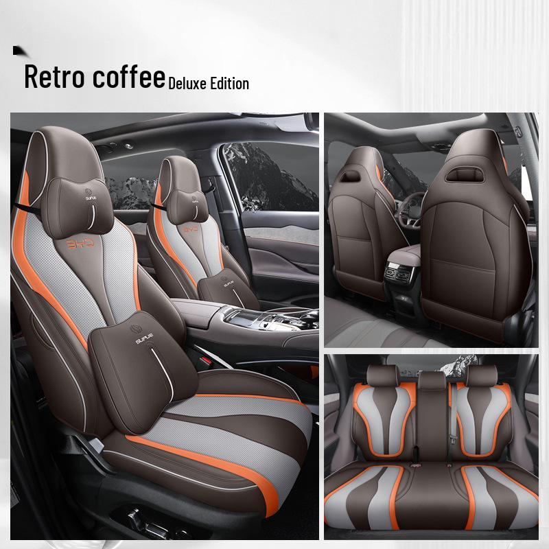 DJGY All-Season Sports Leather Seat Cover for BYD Frigate 07