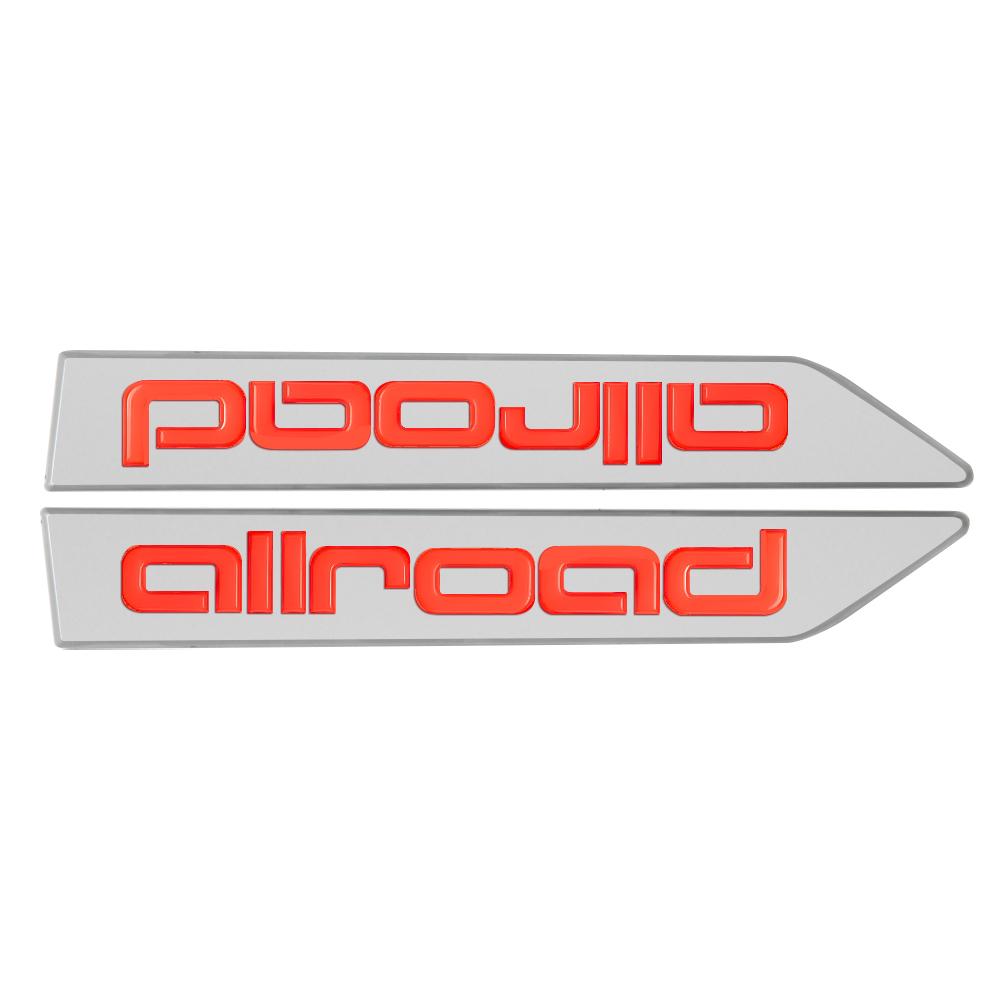 2026 Hot 2pcs 3D ABS Car Fender Emblem Allroad Letters Badge Sticker For tt quattro A4 B8 B9 C5 C6 C7 A6 A1 A2 A3 Q3 Q5 Accessories