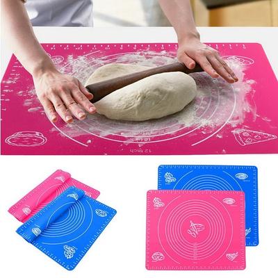 Silicone Rolling Cut Mat Fondant Clay Pastry Icing Dough Cake Tool 29*26cm ARI