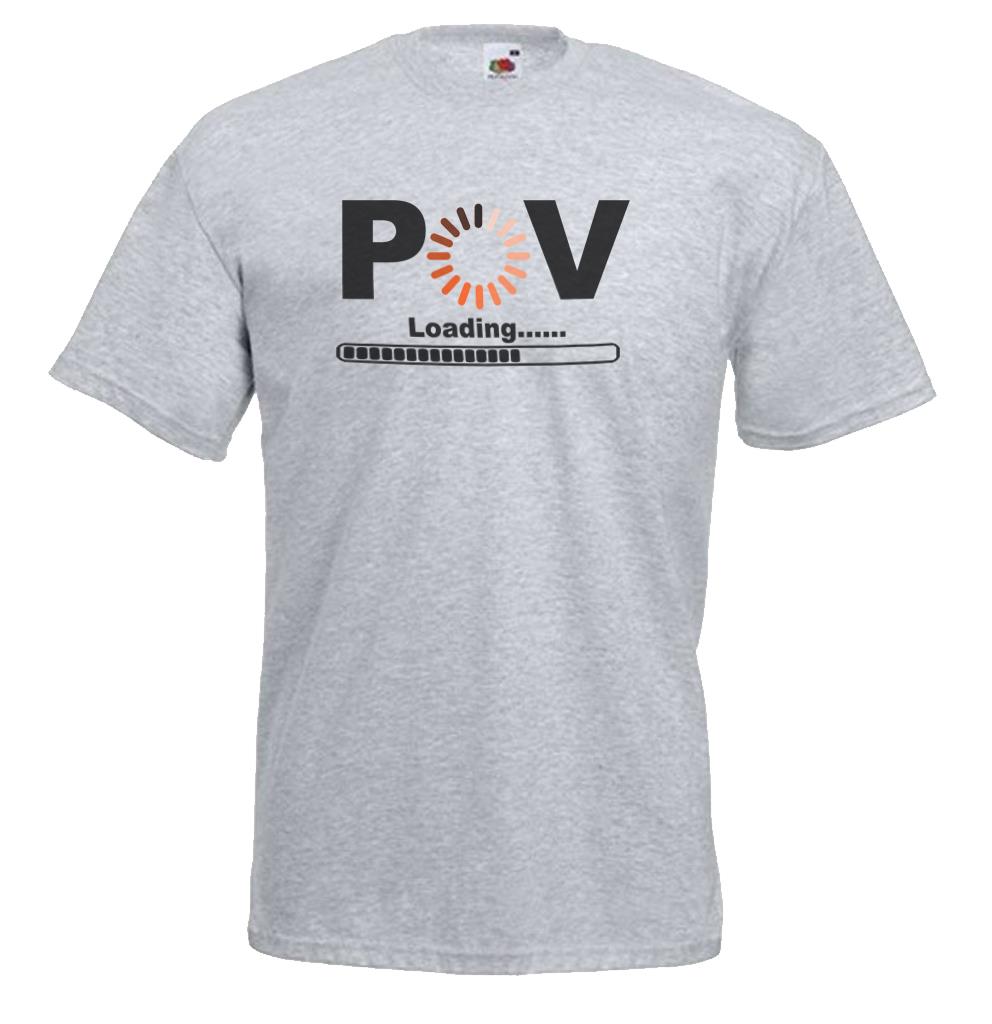 Unisexs Loading Point Of View Funny Social Media Pov Joke Unisex Grey TShirt 2XL