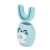 Kinder Zahnbürste Cartoon Design USB Aufladung Lebensmittelqualität Silikonmaterial Myst Zahnbürste Blau
