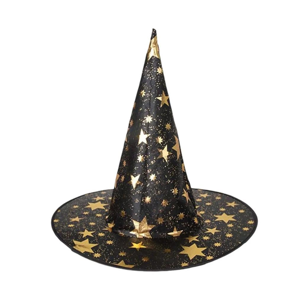 Halloween Witch Hat Wizard Hats for Adult and Kid Masquerade Party Carnival Costume Cosplay Props Dress Up Headdress