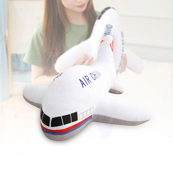 Cartoon Airplane Simulation Stuffed Soft Toy Pillow Gift Home Decor Ornament