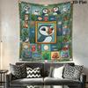 Puffin Rock poster Wall Hanging Printed Fabric Blanket Decorative Tapestries for Bedroom Living Room Home Decor