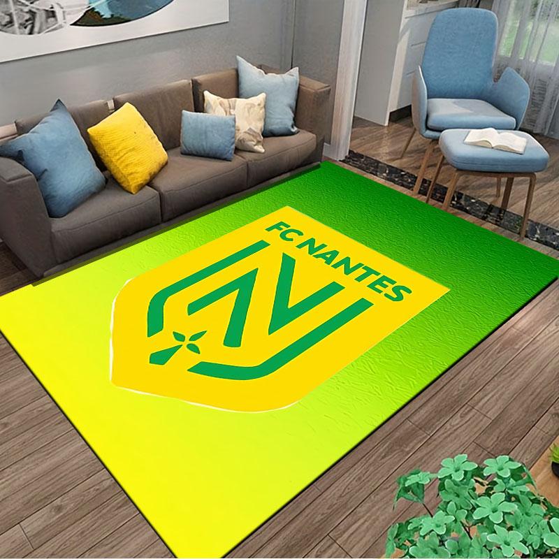 FC Nantes Logo Carpet Design suitable as a non-slip mat for the living room or bedroom sofa