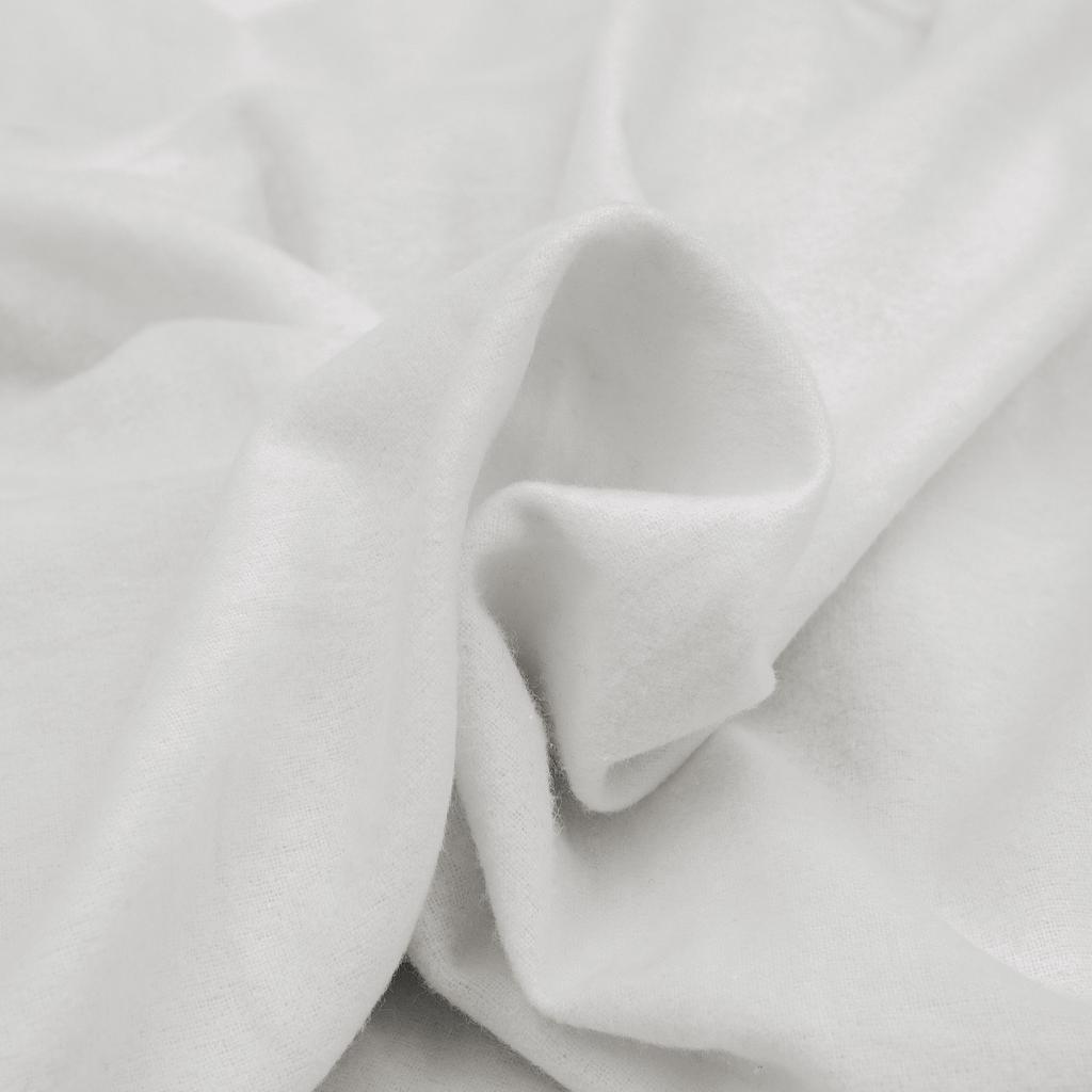 Flannel fitted sheet 200x220 SOFT warm FLANNEL ecru color