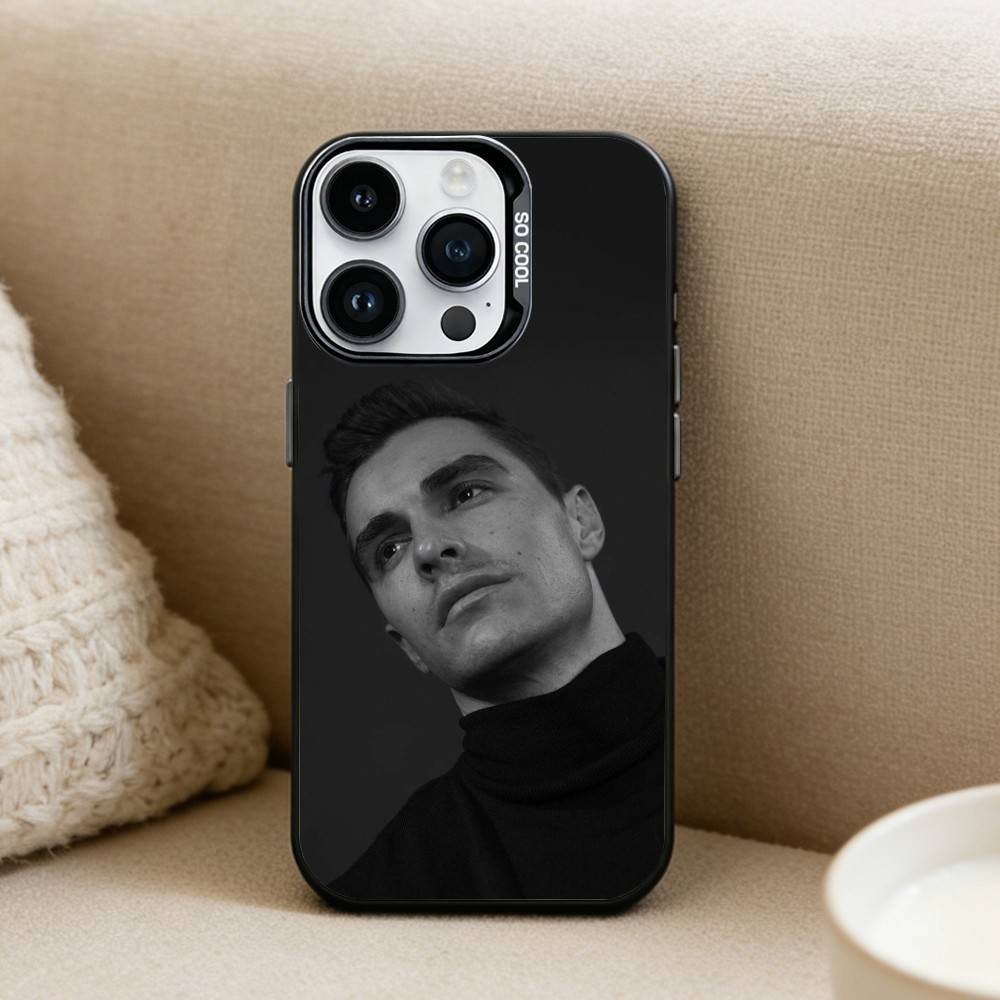 

Cool D-Dave Franco Phone Case For iPhone17, 16,15,14,13,12 Pro Max Black Candy Matte Shockproof Cover iPhone14Pro