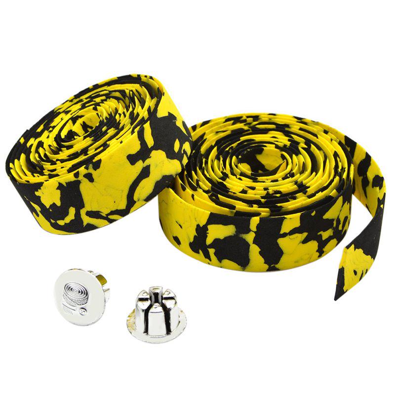 

Красочный велосипедный ремень с ручкой, велосипедная пробковая лента для руля + 2 стержня