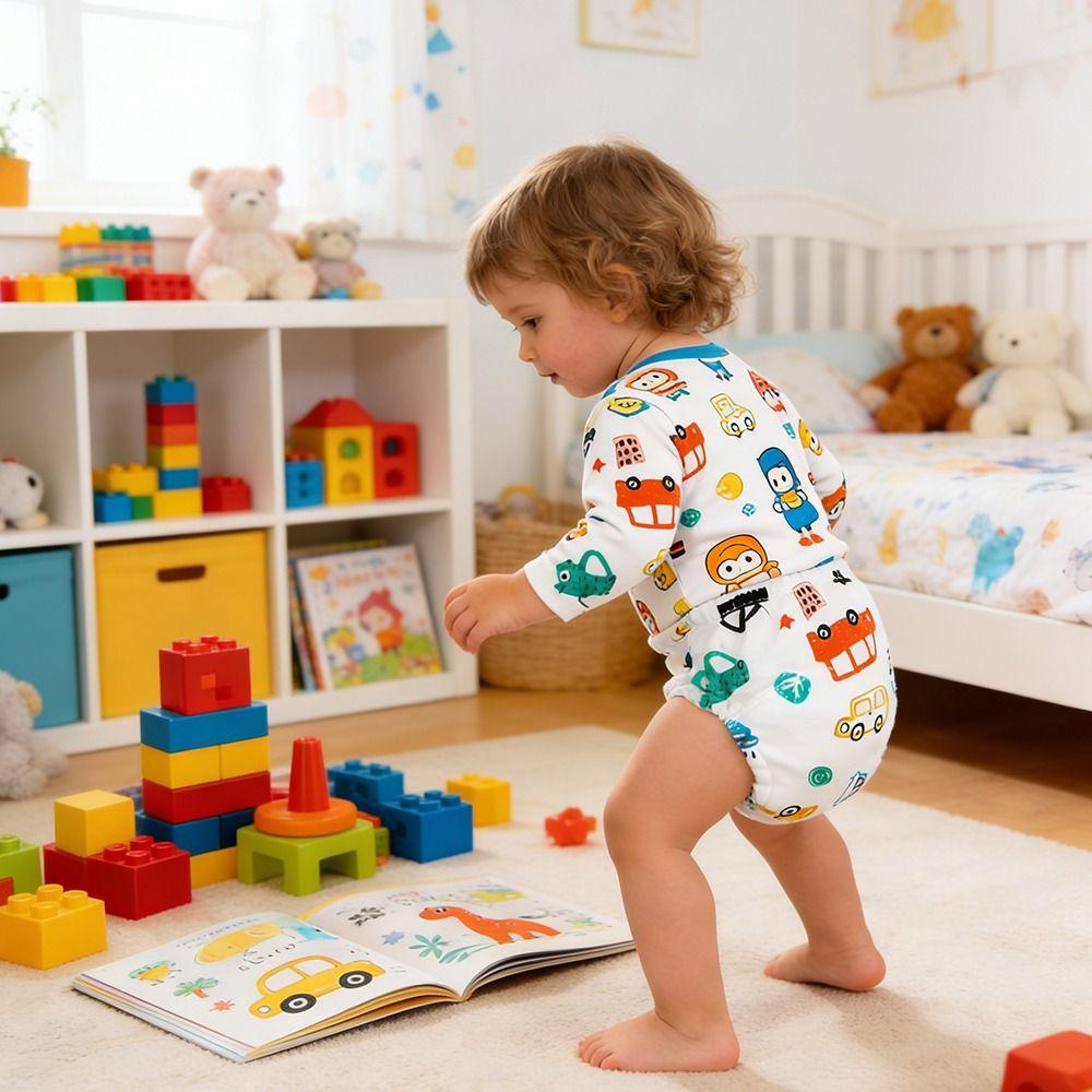 Cotton Baby Training Pants Waterproof Diaper Pants Soft Baby Diapering  for Boys Girls