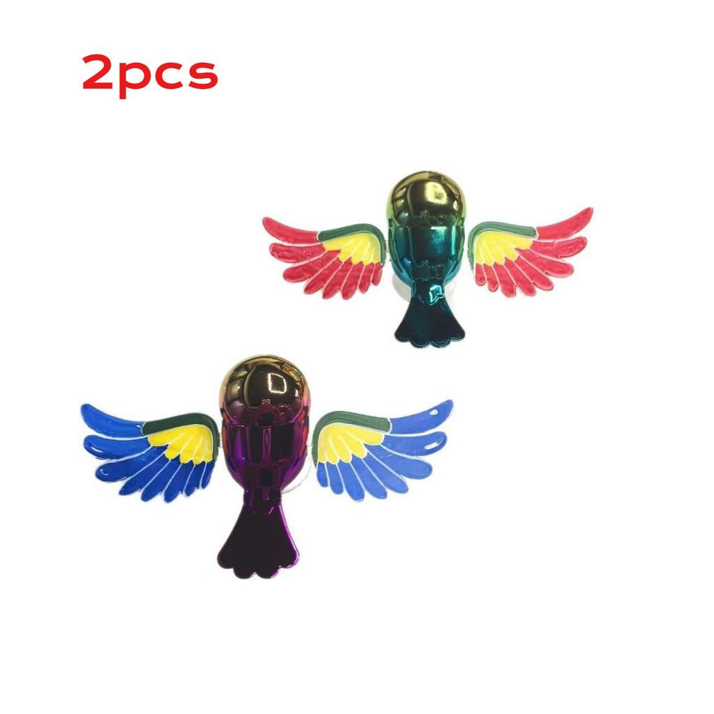 Accompanying Birds Car Flapping Birds Fly Decorations Wind Accompanying Rearview Mirror Helmet Hood And Motorcycle Decoration