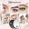 10/20/30X Enlarging Cosmetic Mirror Round Magnification Vanity Mirror Bathroom Makeup Mirror  Girl