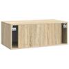 Wall Mounted TV Cabinet 78.5 x 41 x 30 cm Sonoma Oak