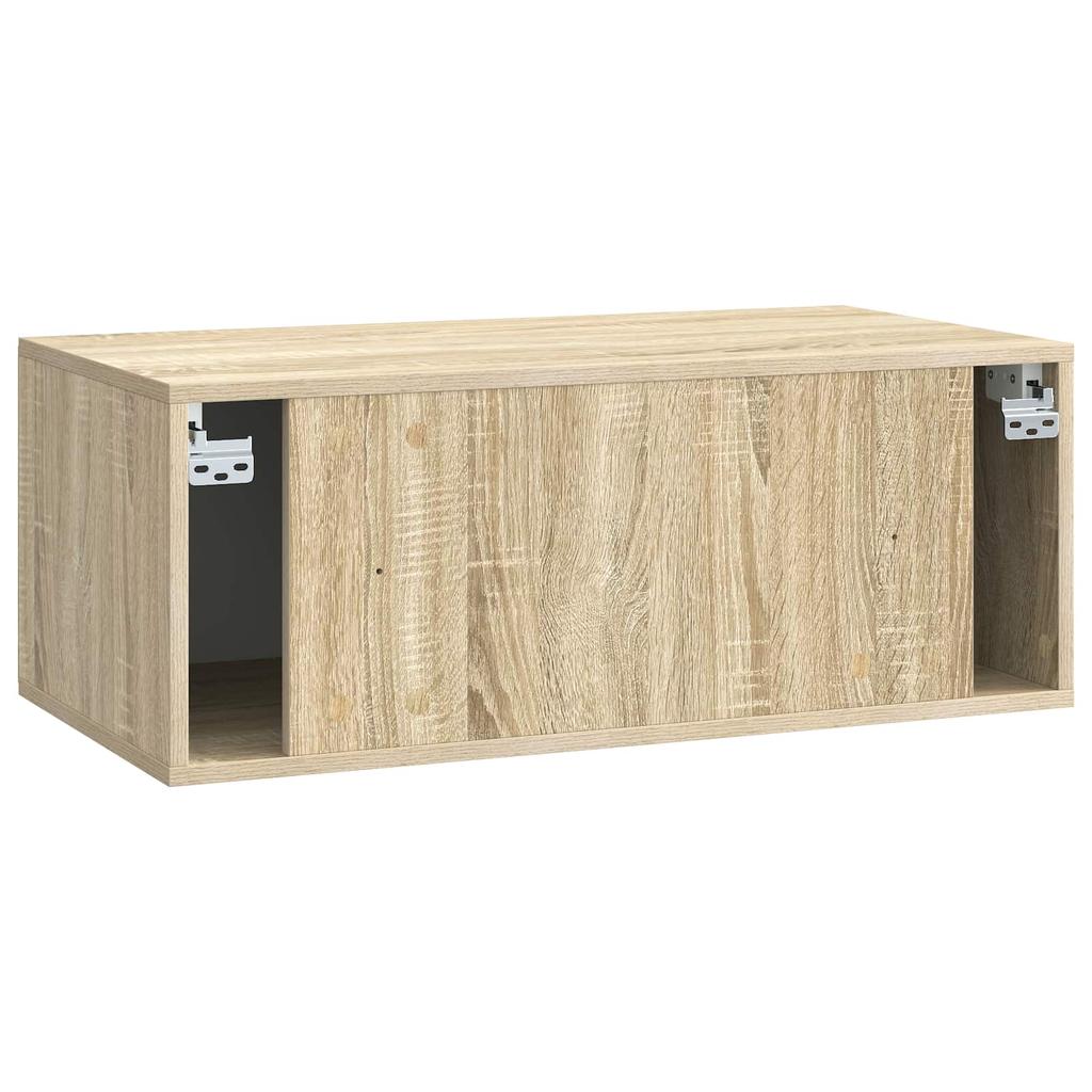 Wall Mounted TV Cabinet 78.5 x 41 x 30 cm Sonoma Oak